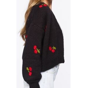 Cherry Cardigan Sweater